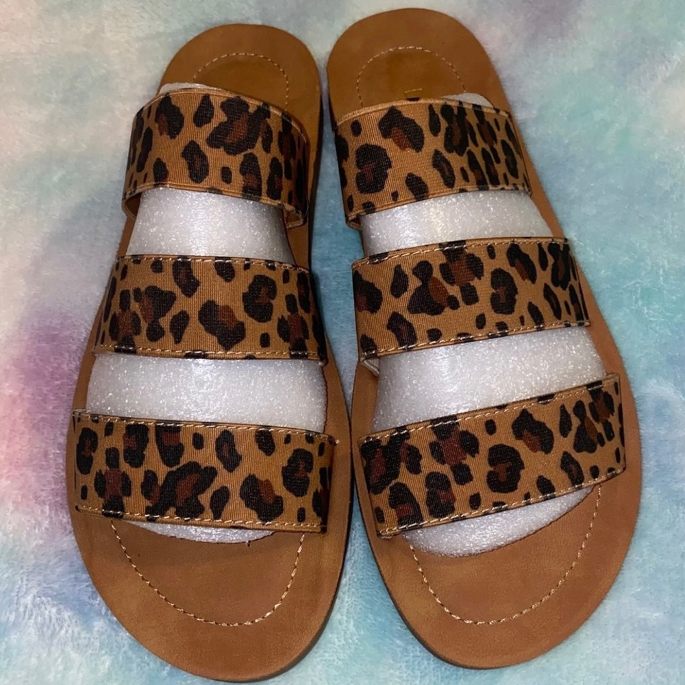 Leopard Cushionaire memory foam size 8 NEW